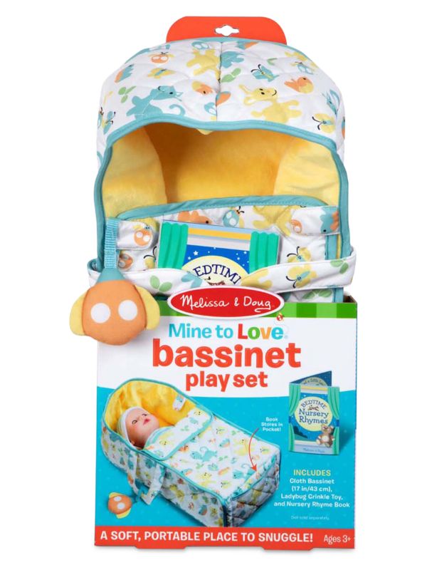 Melissa & Doug Mine To Love Bassinet 3-Piece Play Set